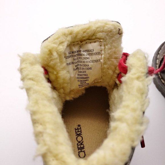 Cherokee Sherpa-lined Leather Boot NWOT - Picture 5 of 7